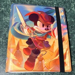 Disney Lorcana Mickey Mouse Trading Card Binder 80 capacity
